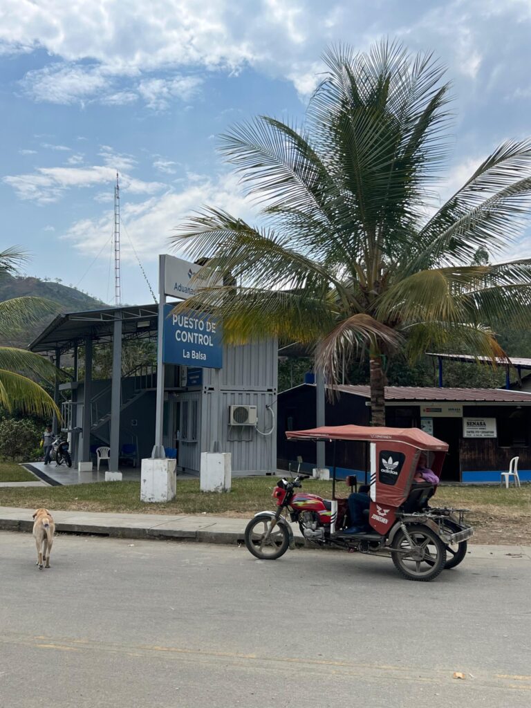 La Balsa immigration office between Ecuador and Peru