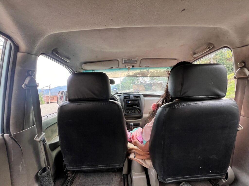 The collectivo from San Ignacio to Namballe, Peru