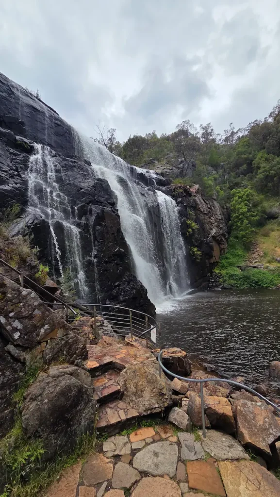 The waterfall at Mackenzie falls, Grampians, VIC