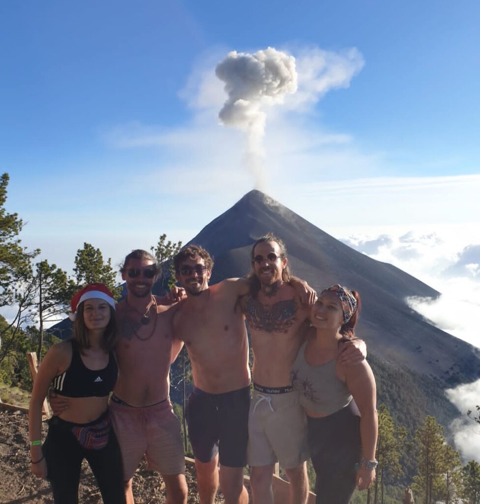 Daniel Hannah at Volcan de Fuego, Guatemala